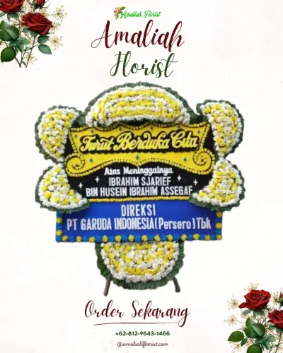 Papan Bunga Duka di Universitas Palangka Raya