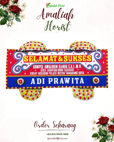 Karangan Bunga Ucapan Selamat di Universitas Palangka Raya